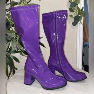 Purple Go-Go Boots